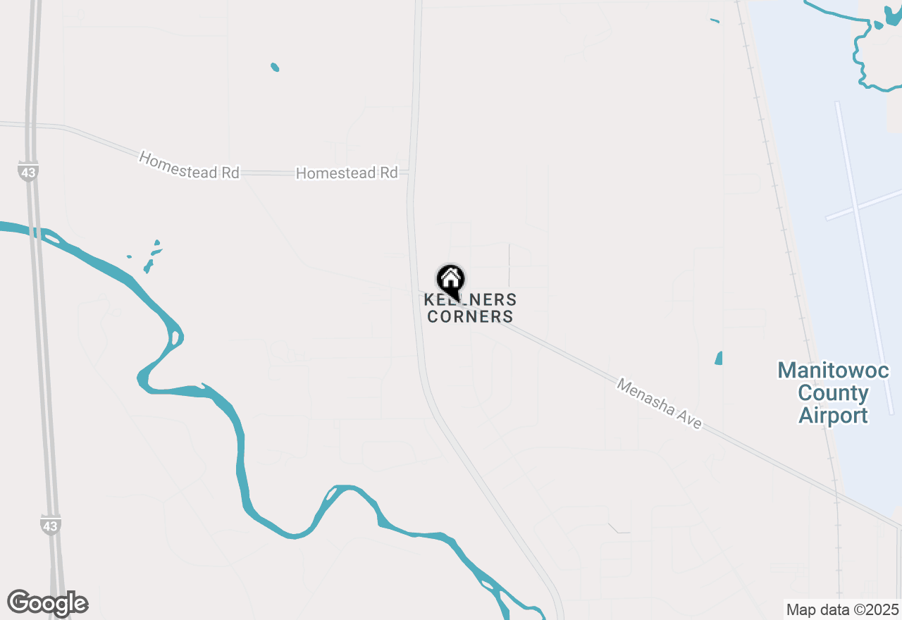 Map of 4551 Menasha Ave, Manitowoc, WI 54220