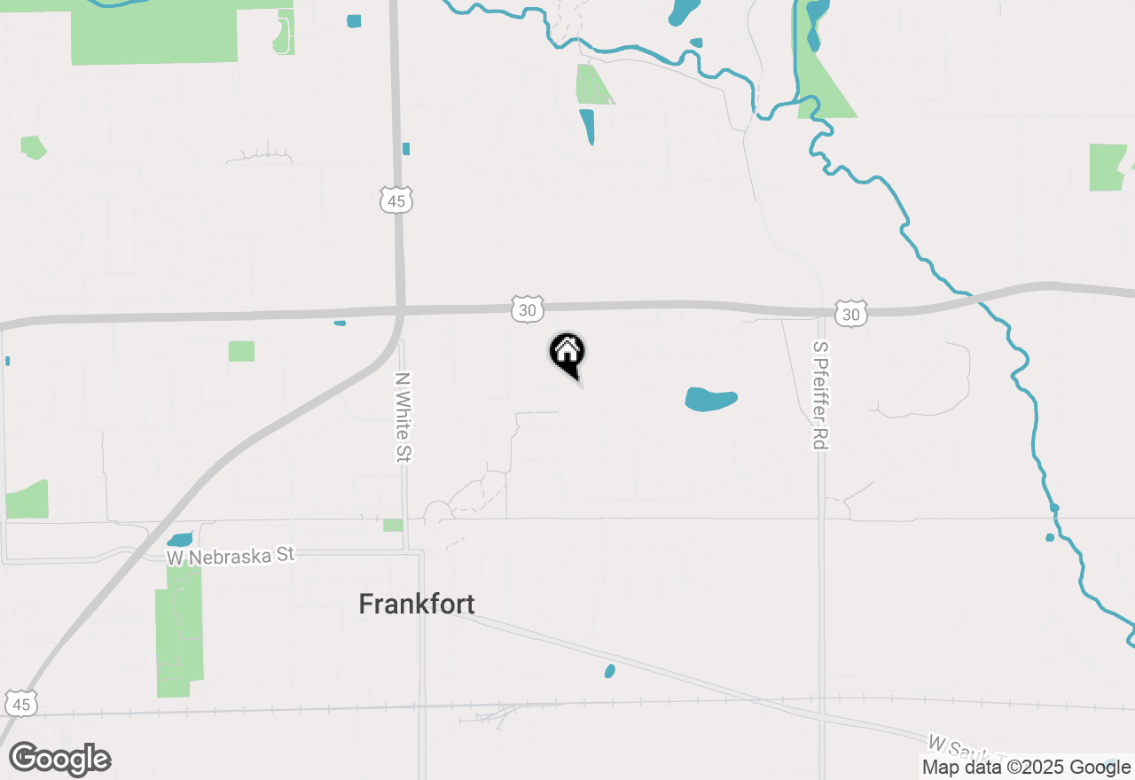Map of 21213 S 93rd Avenue, Frankfort, IL 60423