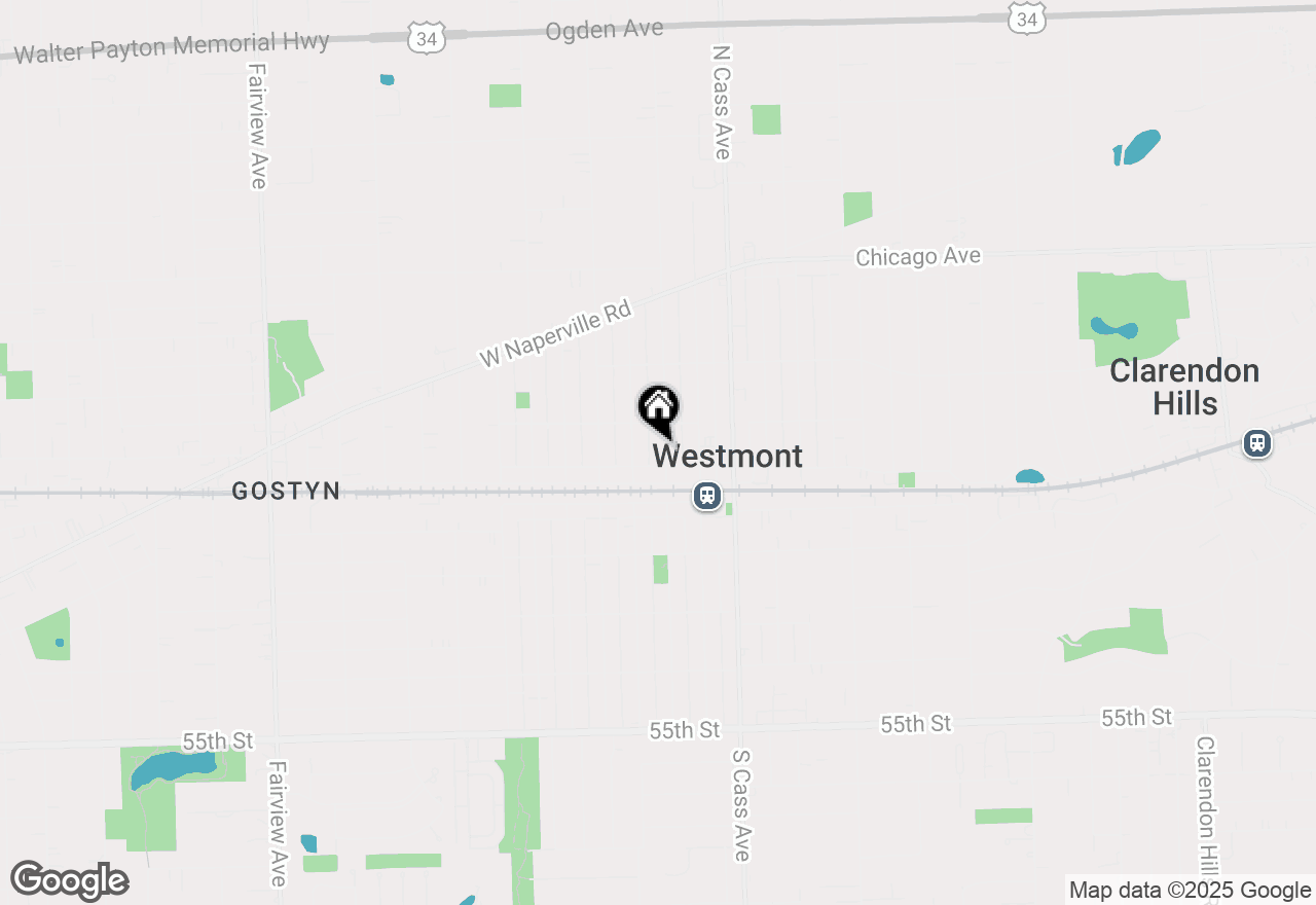 Map of 22 N Grant Street, Westmont, IL 60559