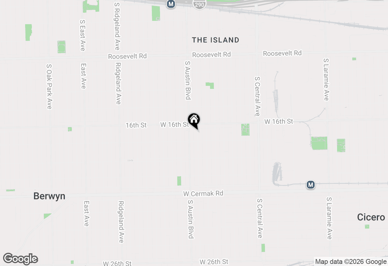 Map of 1624 S 59th Court, Cicero, IL 60804