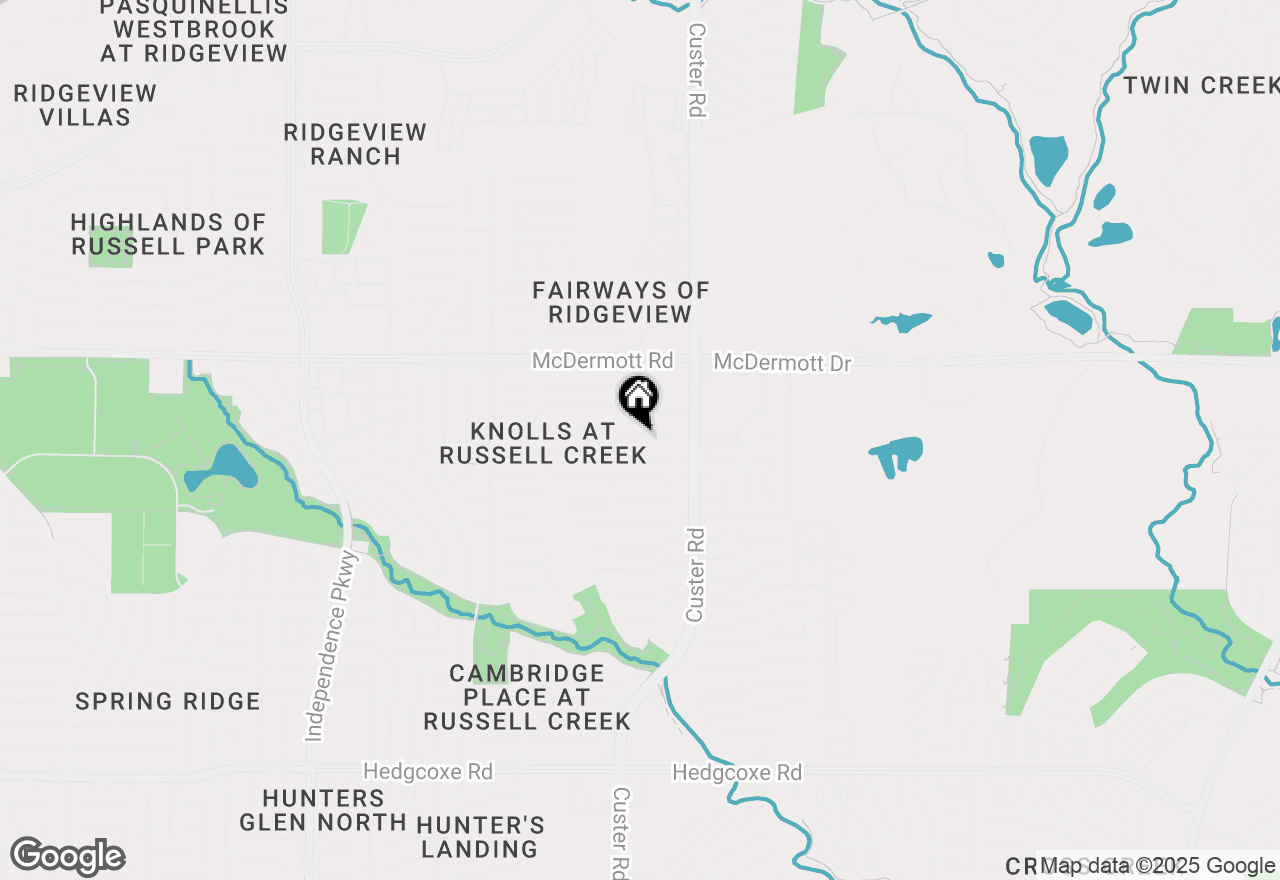 Map of 2313 Hunters Run Drive, Plano, TX 75025