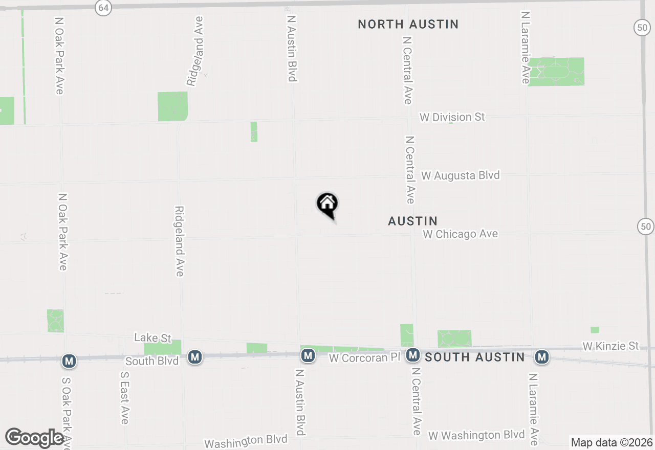 Map of 5901 W Rice Street, Chicago, IL 60651