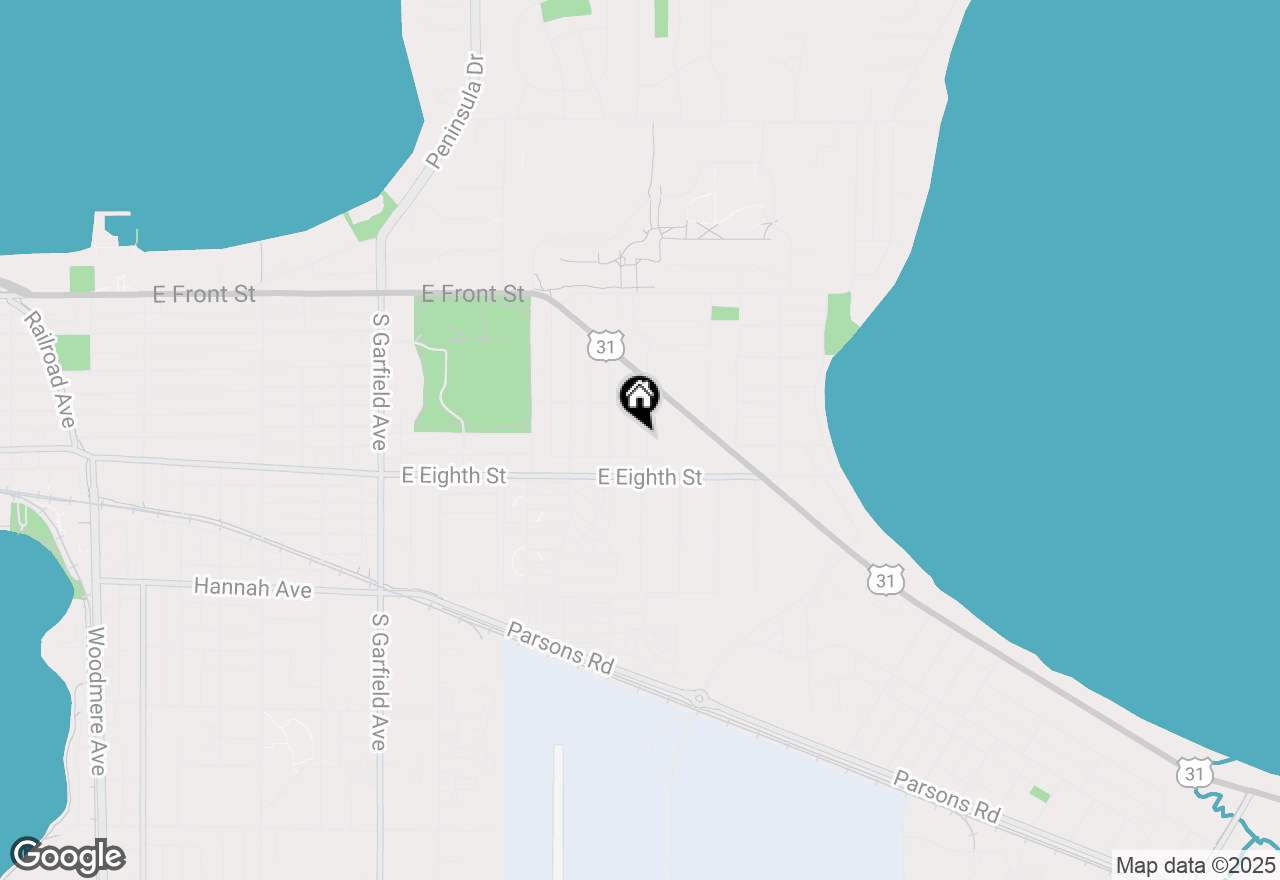 Map of 430 Davis Street, Traverse City, MI 49686