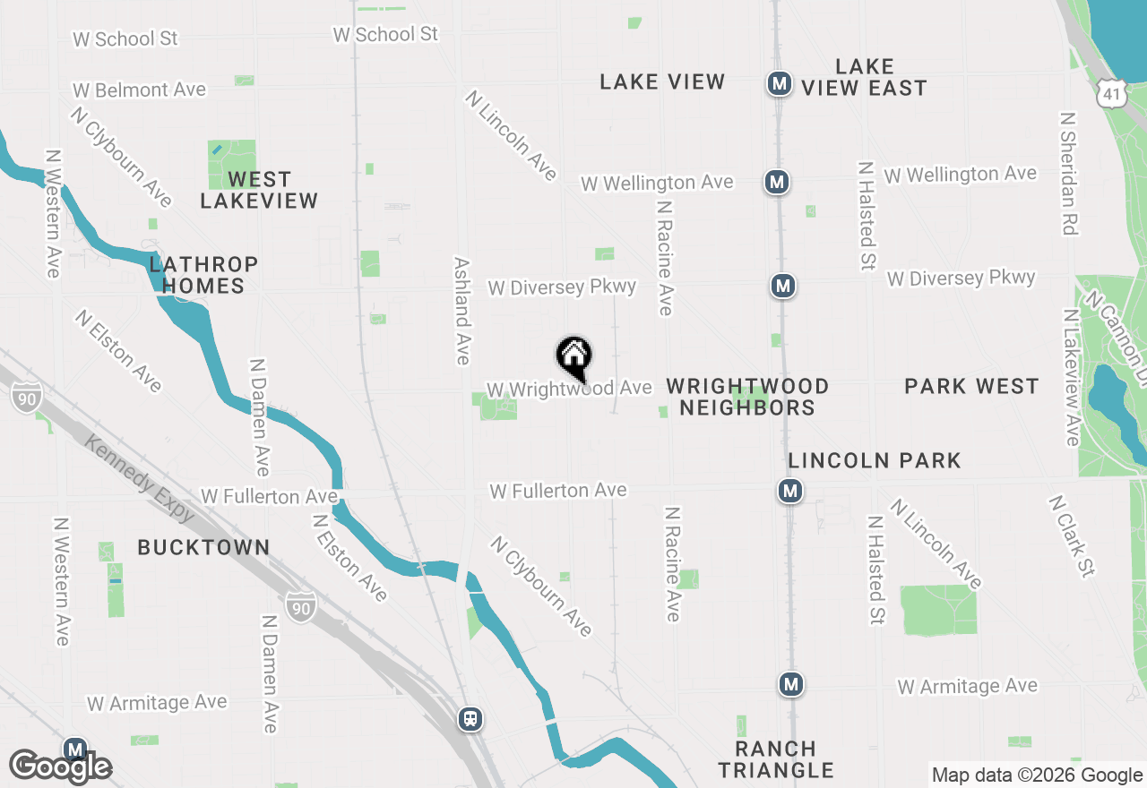 Map of 2555 N Southport Avenue #2, Chicago, IL 60614