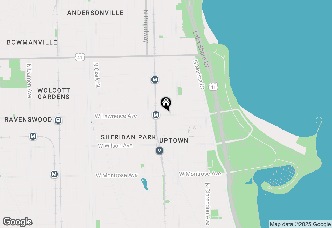 Map of 1046 W Lawrence Avenue #2, Chicago, IL 60640