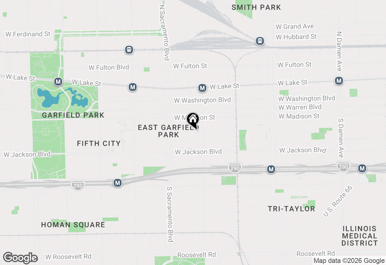 Map of 2832 W Wilcox Street, Chicago, IL 60612