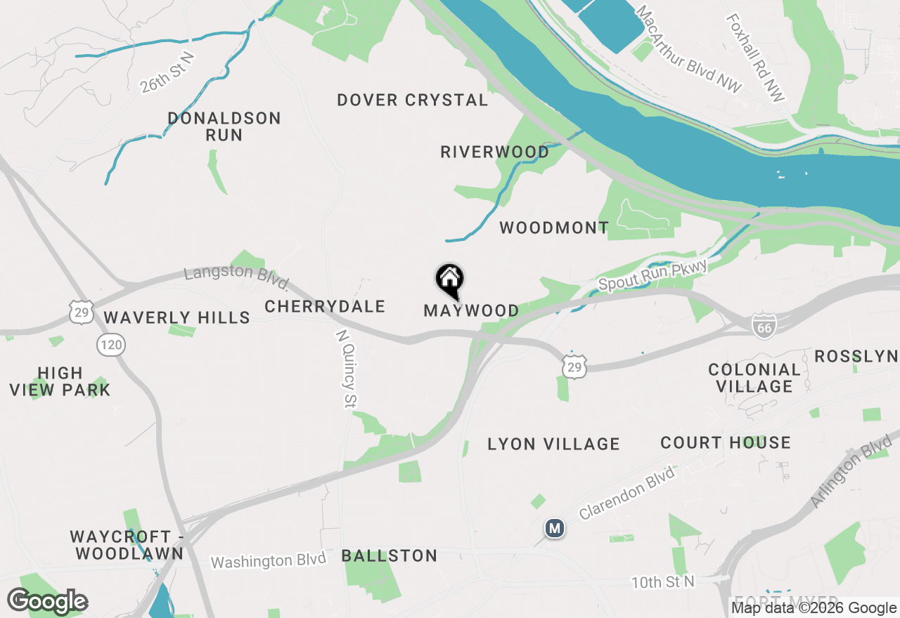 Map of 2101 N Kenmore Street, Arlington, VA 22201