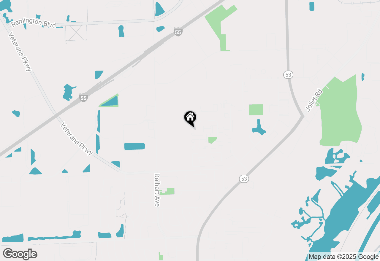 Map of 716 Arbury Court, Romeoville, IL 60446