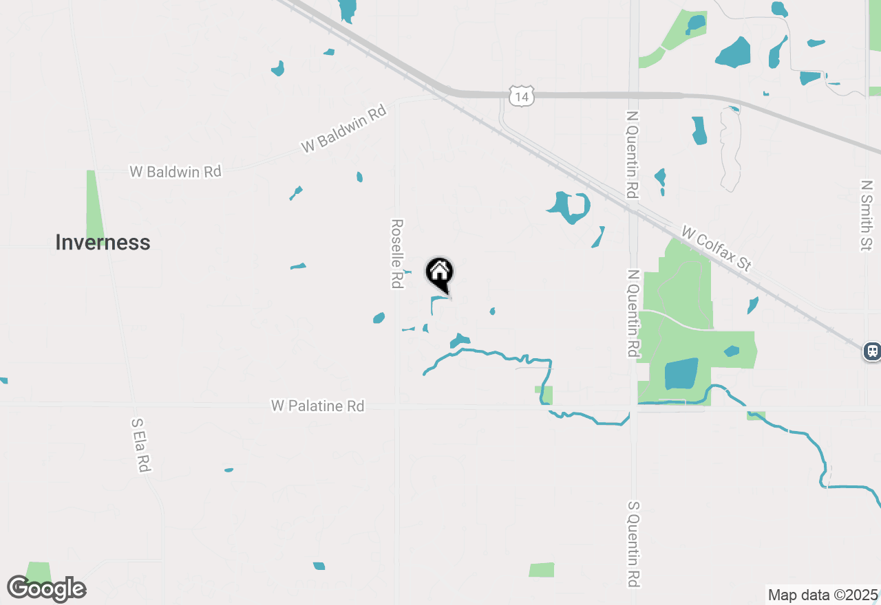 Map of 122 Kilchurn Lane, Inverness, IL 60067