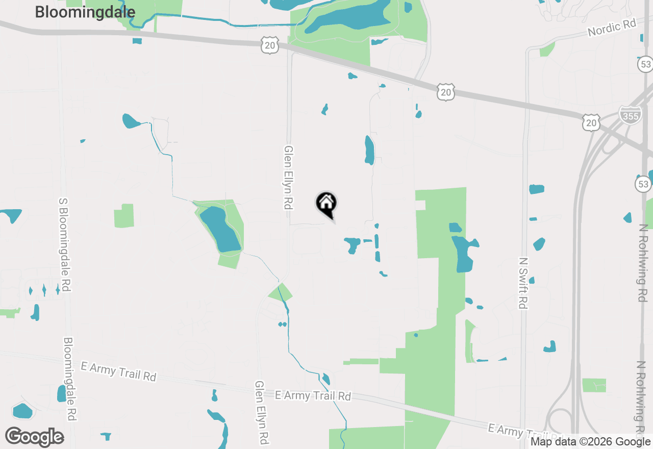 Map of 306 Carriage Way #2C, Bloomingdale, IL 60108