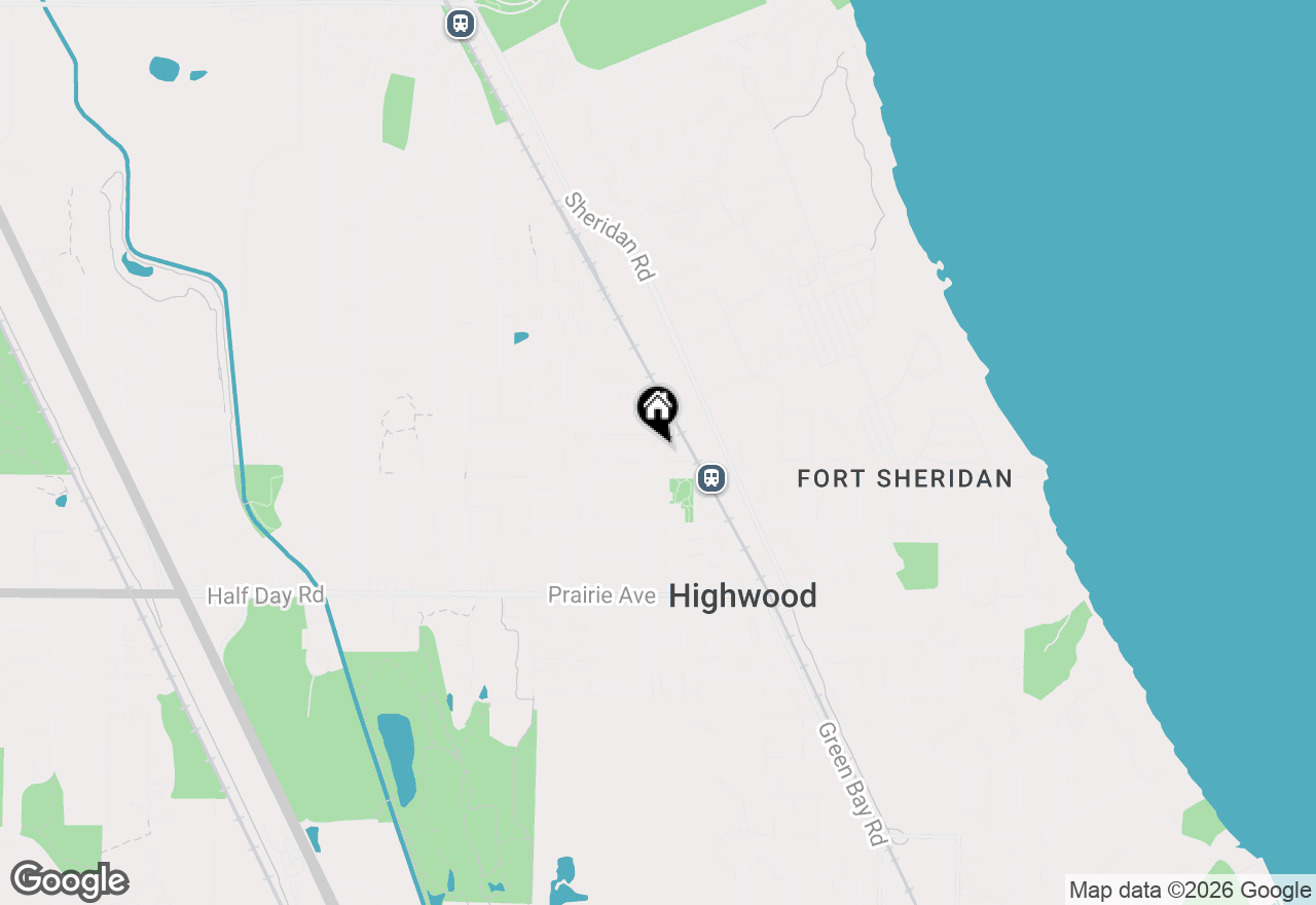 Map of 423 Funston Avenue #2F, Highwood, IL 60040