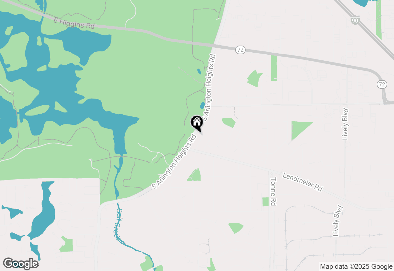 Map of 233 S Arlington Heights Road, Elk Grove Village, IL 60007