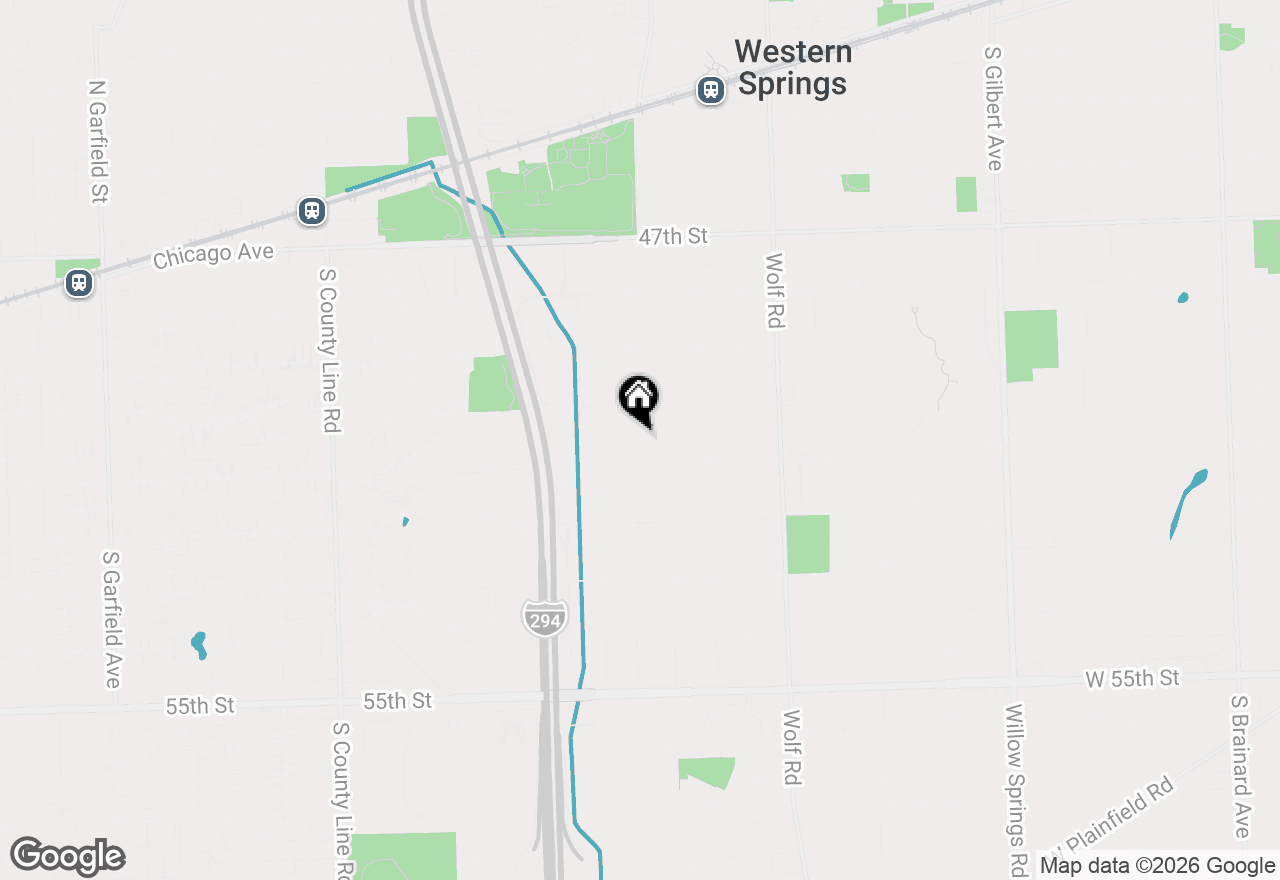 Map of 5029 Central Avenue, Western Springs, IL 60558