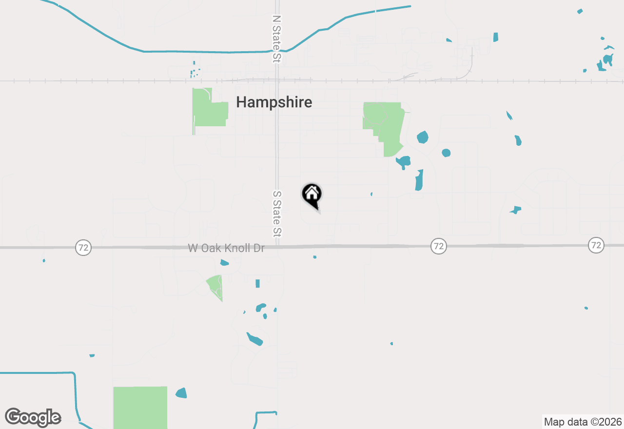 Map of 207 Julie Lane, Hampshire, IL 60140