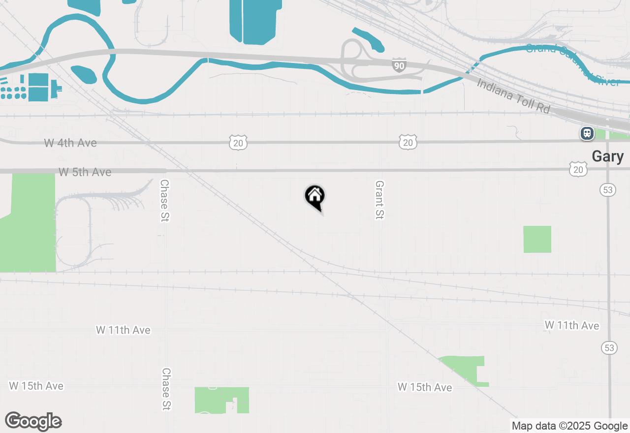 Map of 643 Mckinley Street, Gary, IN 46404