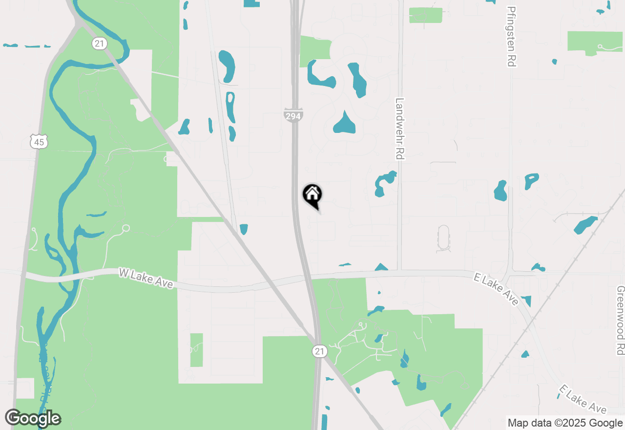 Map of 1919 Ivy Lane, Glenview, IL 60026