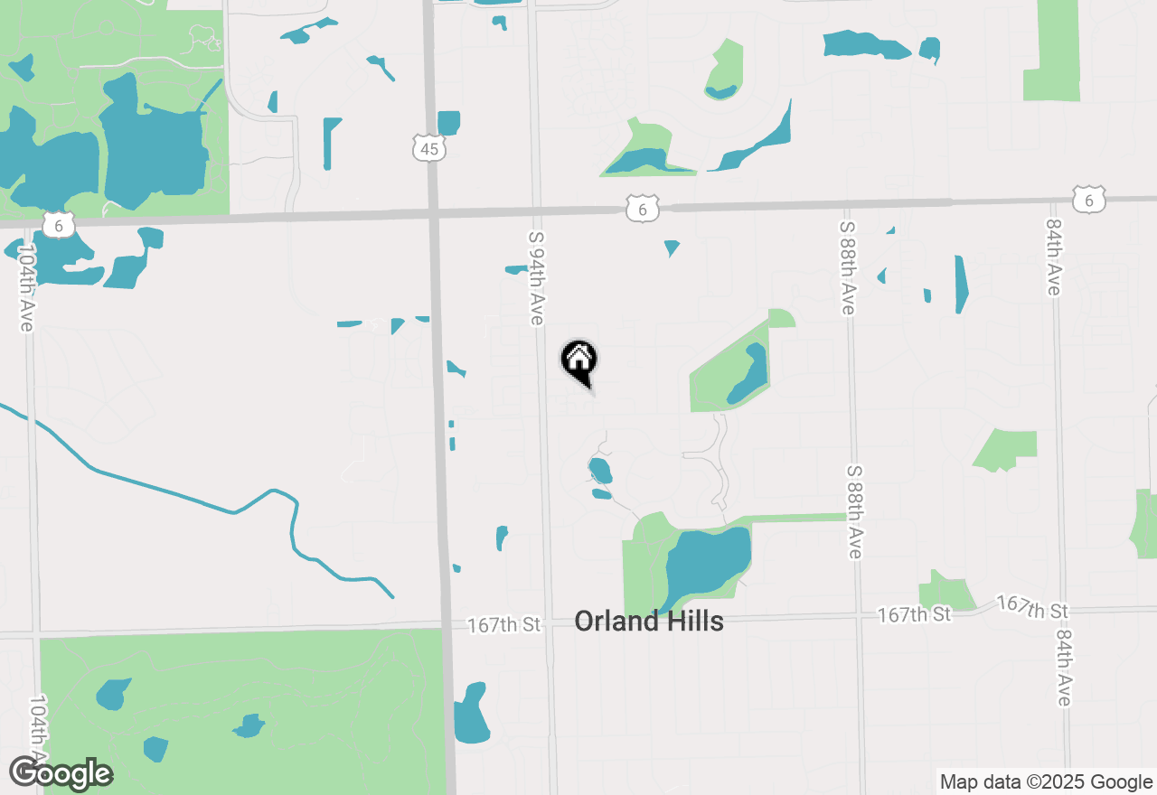 Map of 9338 Meadowview Drive #9338, Orland Hills, IL 60487