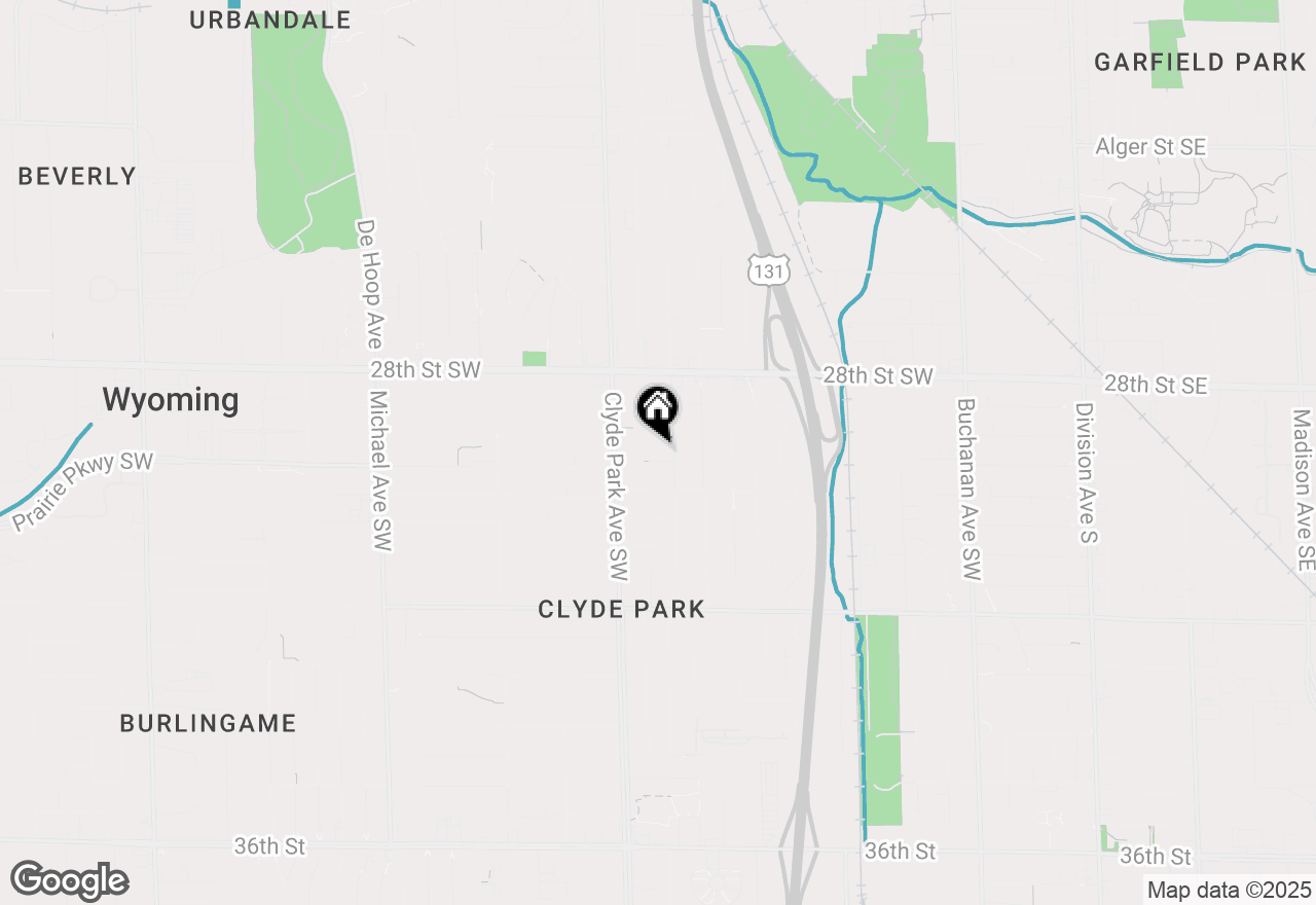 Map of 719 Colrain Street Sw, Wyoming, MI 49509