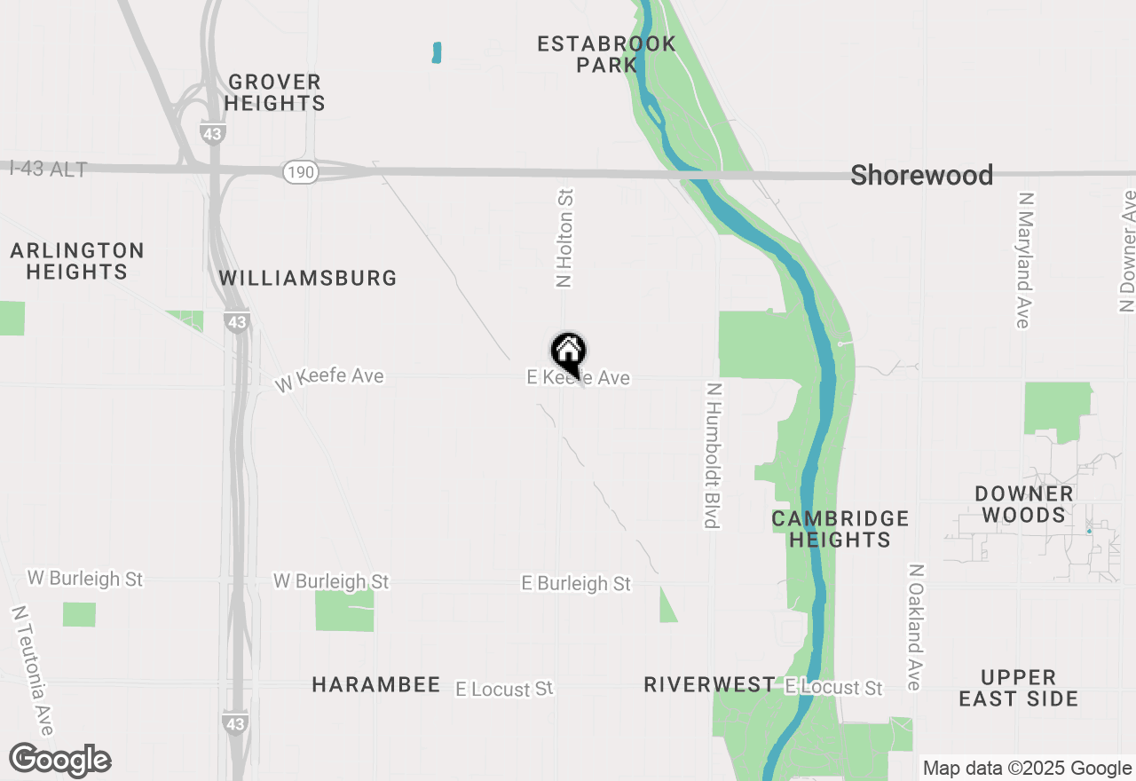 Map of 3460 N Holton St, Milwaukee, WI 53212