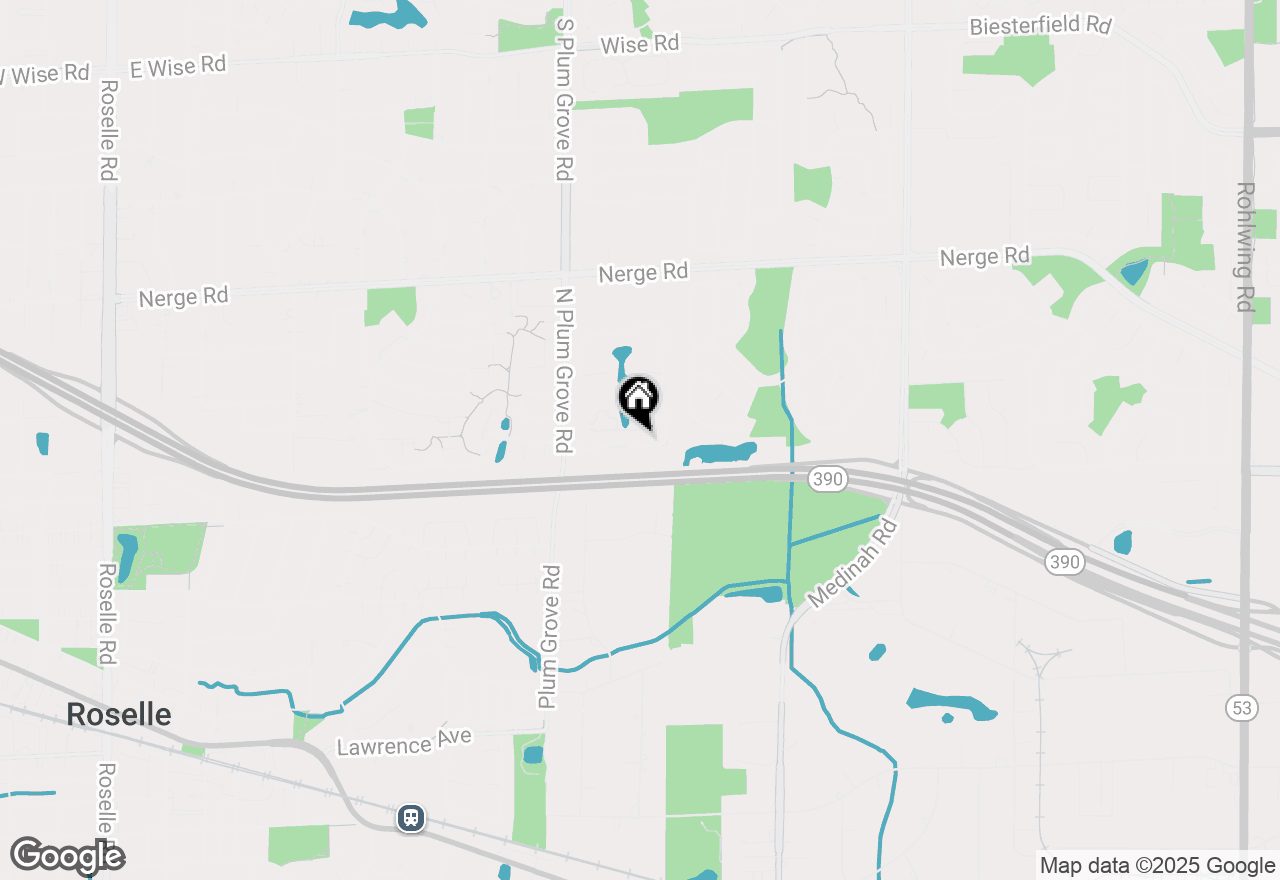 Map of 960 Yosemite Trail #A1, Roselle, IL 60172