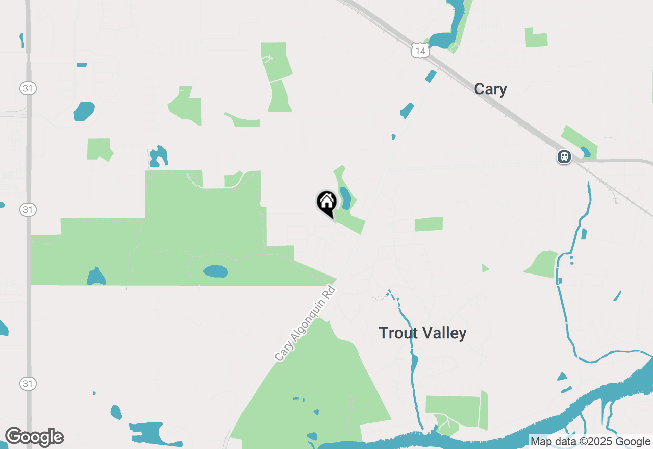 Map of 832 Veridian Way #832, Cary, IL 60013