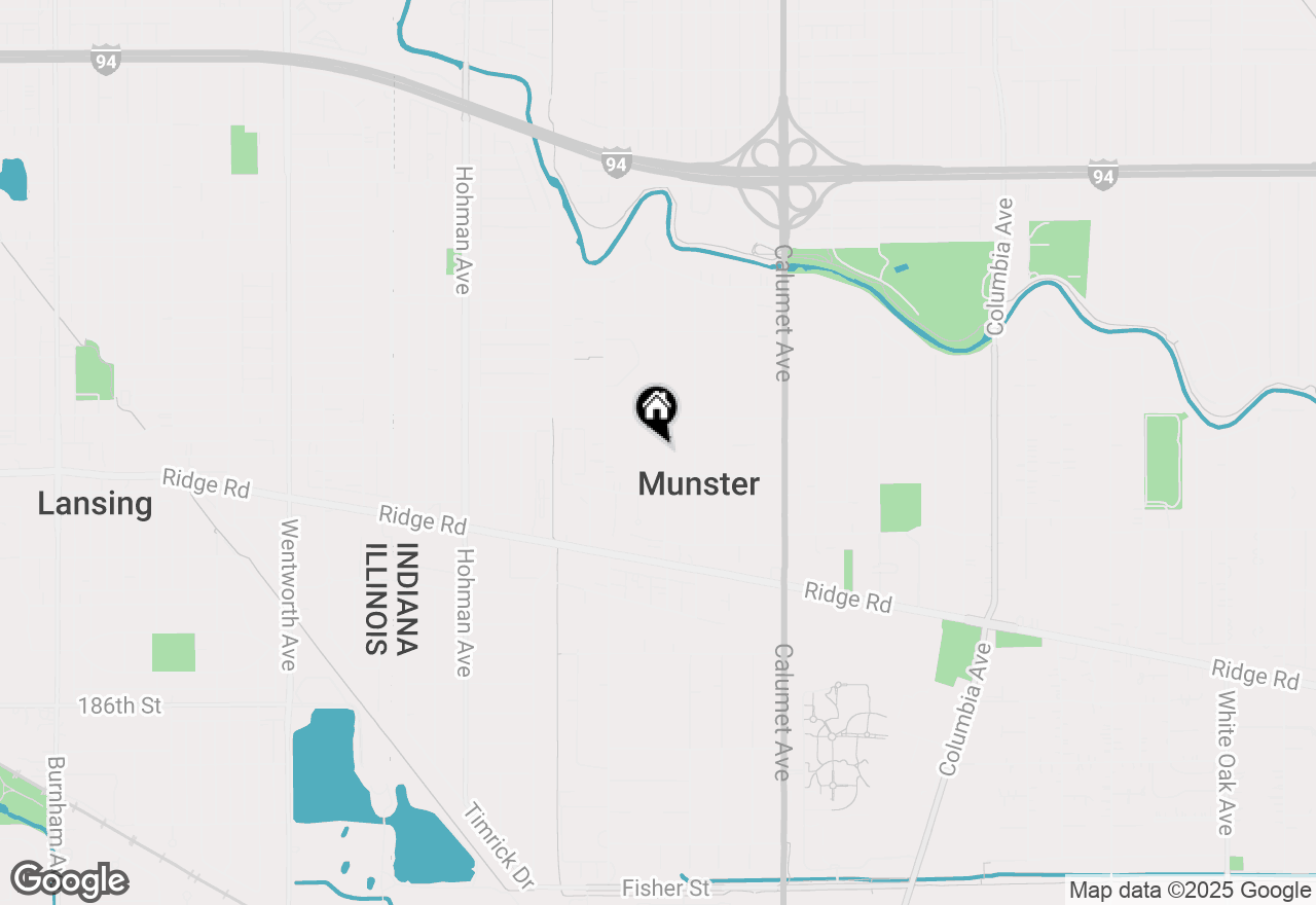 Map of 8128 Jackson Avenue, Munster, IN 46321