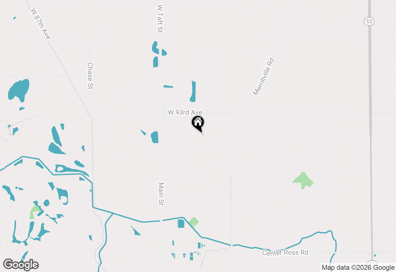 Map of 9418 Cleveland Street, Crown Point, IN 46307