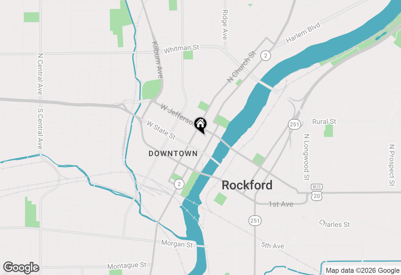 Map of 303, 305, 307, 309,  Mulberry Street, Rockford, IL 61101
