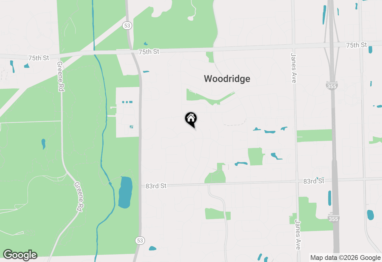 Map of 3012 Scenicwood Lane, Woodridge, IL 60517