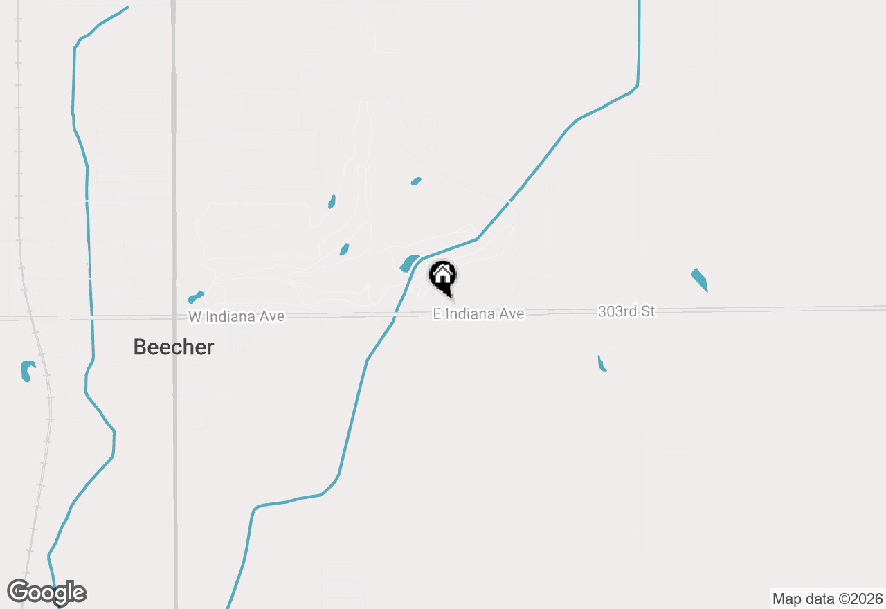 Map of 246 Sunset Boulevard, Beecher, IL 60401