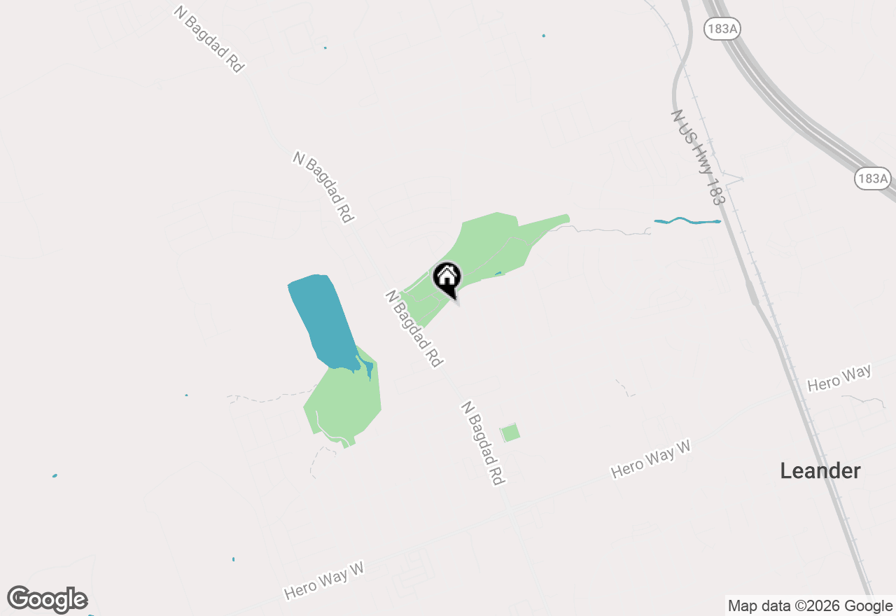 Map of 1009 Middle Brook Dr, Leander, TX 78641