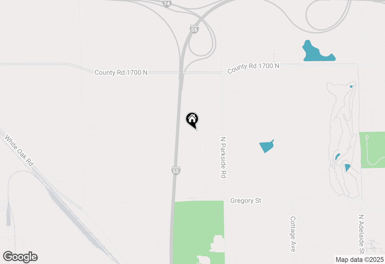 Map of 1925 Marina Drive, Normal, IL 61761