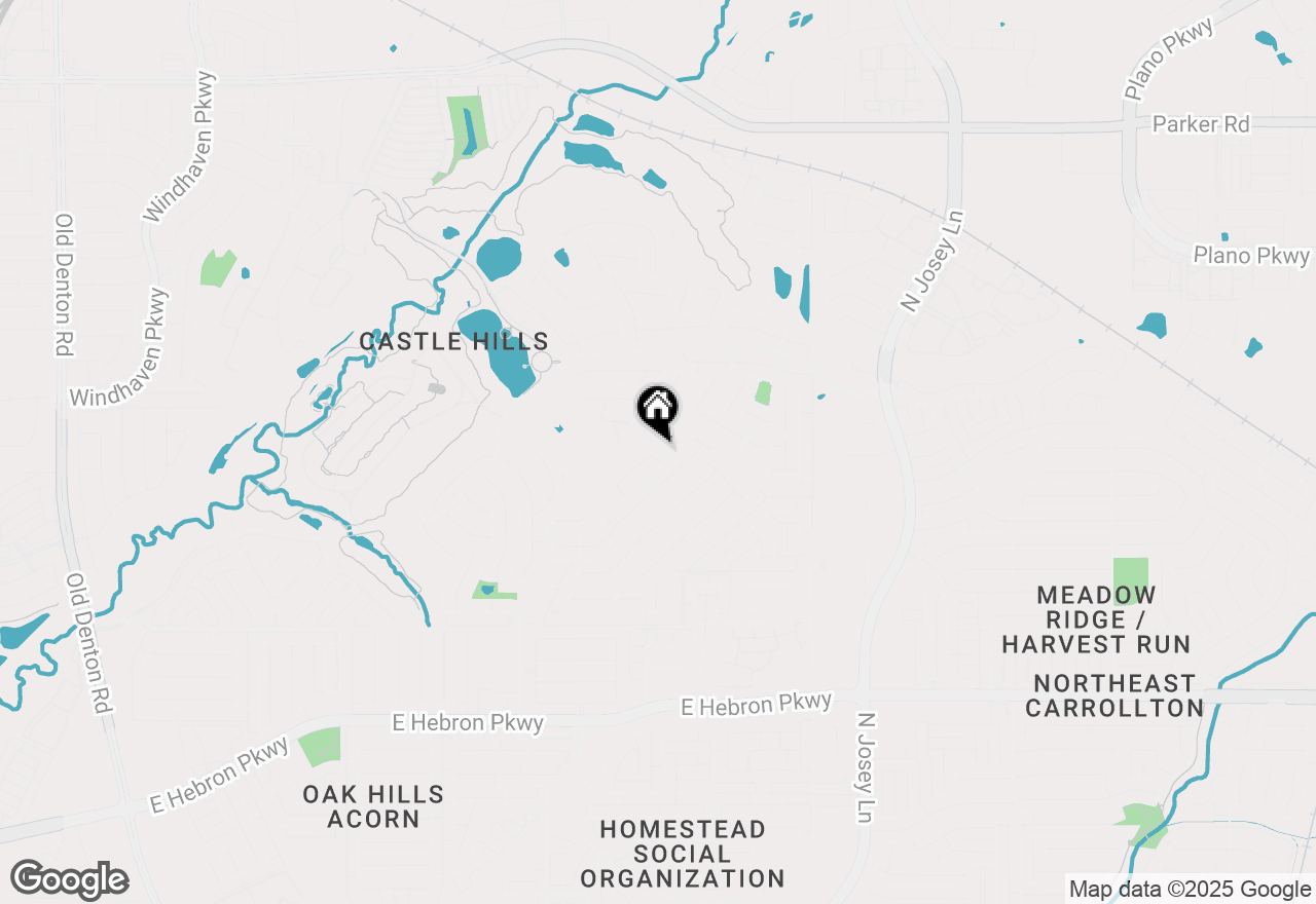 Map of 2608 Queen Margaret Drive, Lewisville, TX 75056