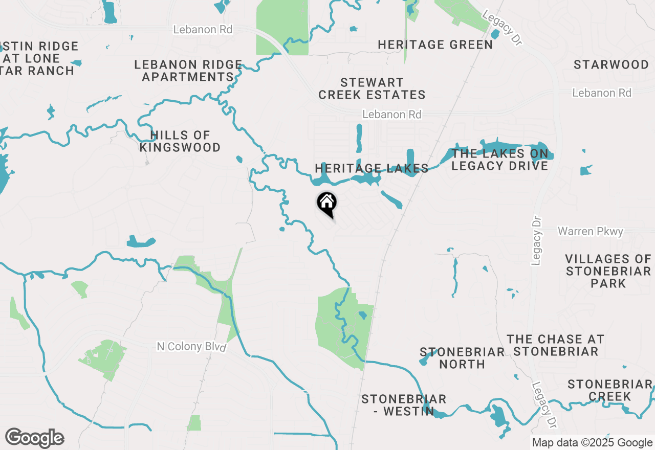 Map of 3336 Columbus Drive, Frisco, TX 75034