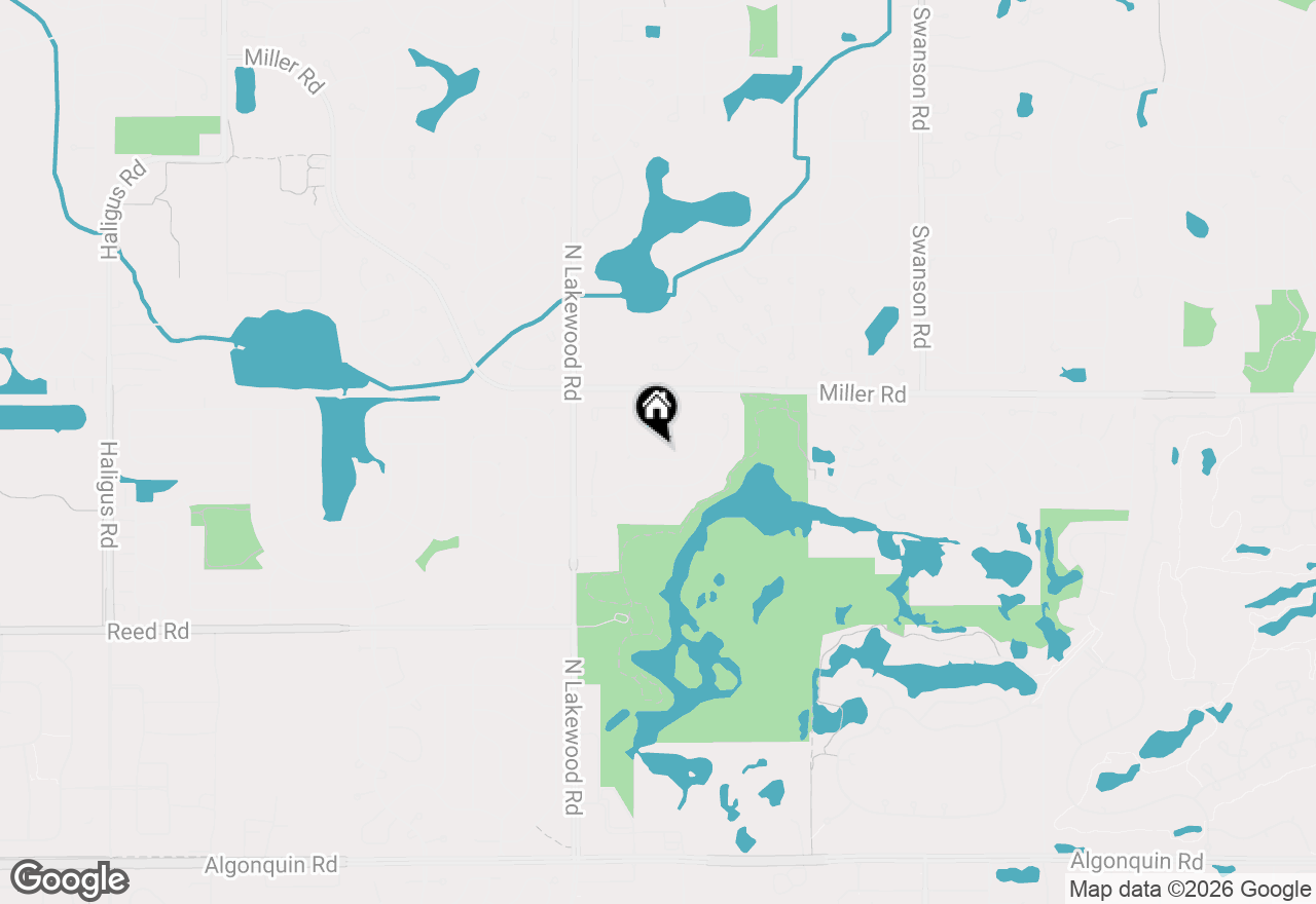 Map of 4535 Heron Drive, Lake In The Hills, IL 60156