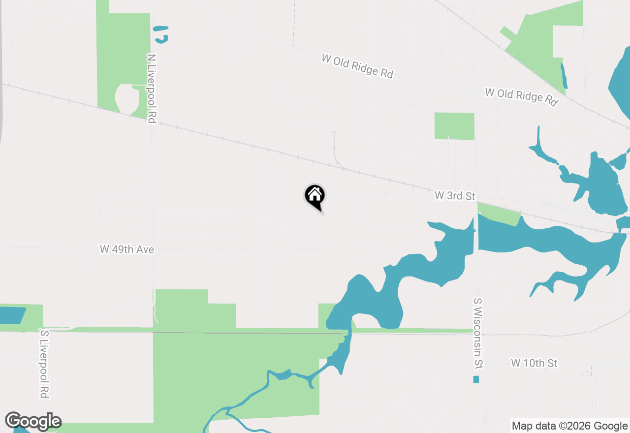 Map of 326 S Lasalle Street, Hobart, IN 46342