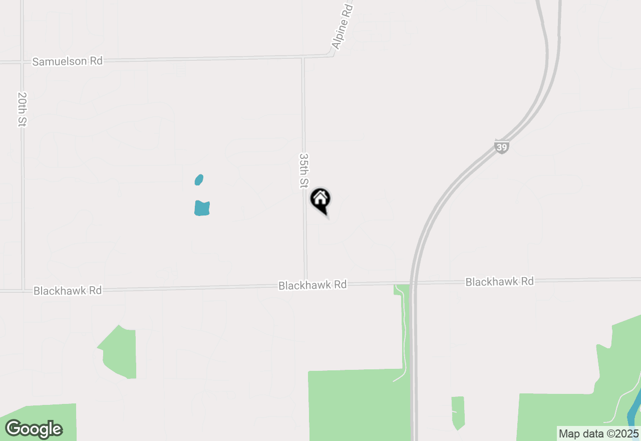 Map of 4314 Antelope Drive, Rockford, IL 61109