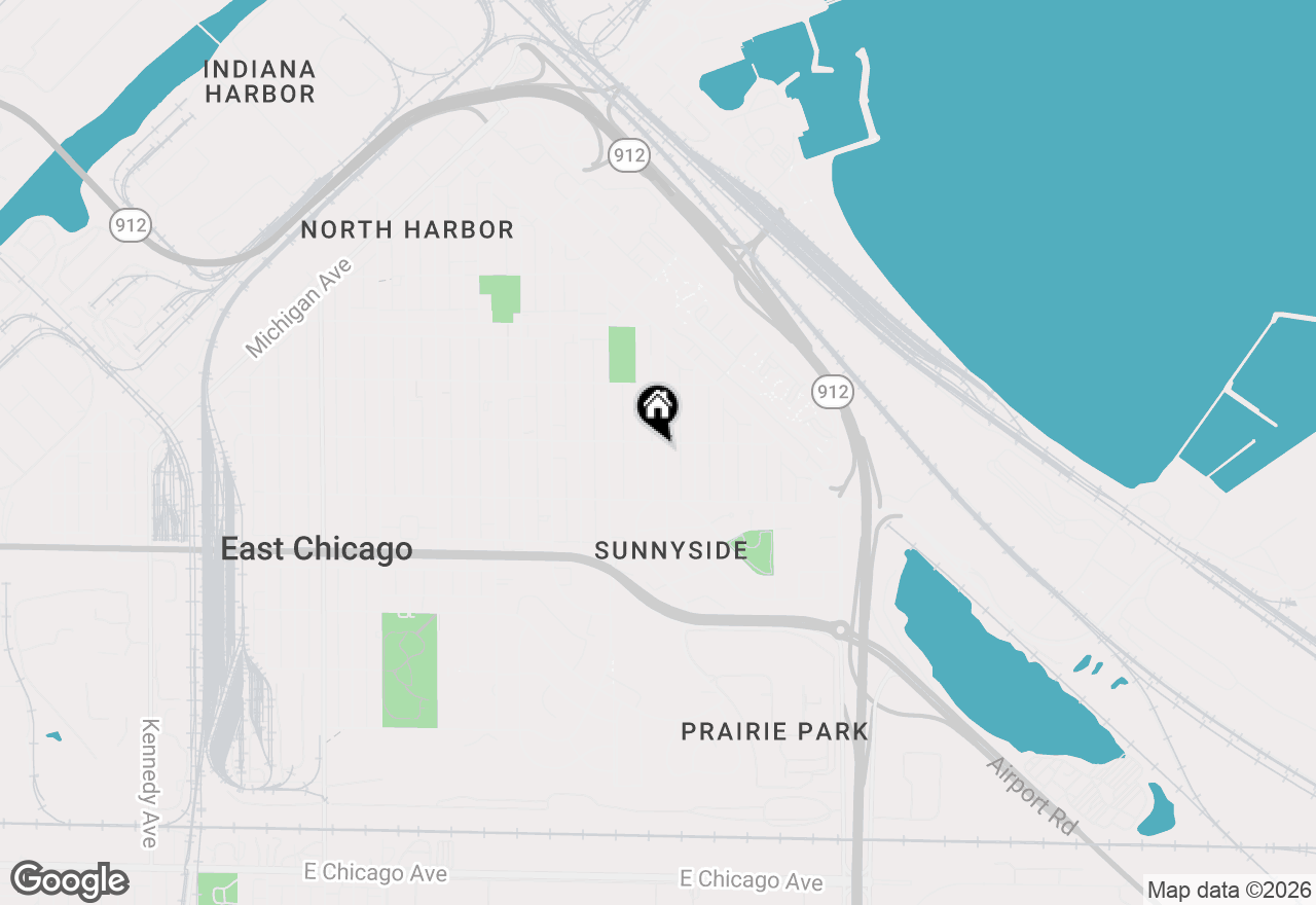 Map of 3906 Catalpa Street, East Chicago, IN 46312