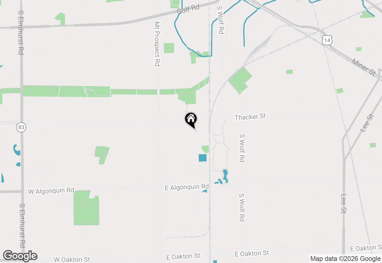 Map of 191 Ashland Avenue, Des Plaines, IL 60016