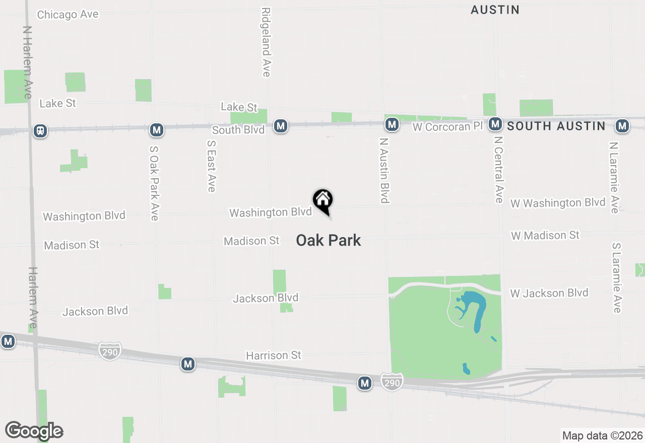 Map of 415 S Lombard Avenue #304, Oak Park, IL 60302