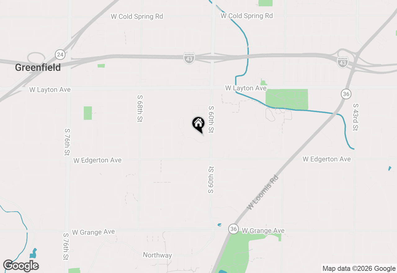 Map of 6100 W Stonehedge Dr #120, Greenfield, WI 53220