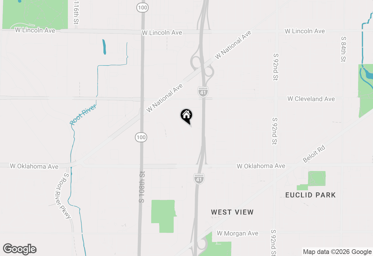 Map of 2885 S 102nd St, West Allis, WI 53227