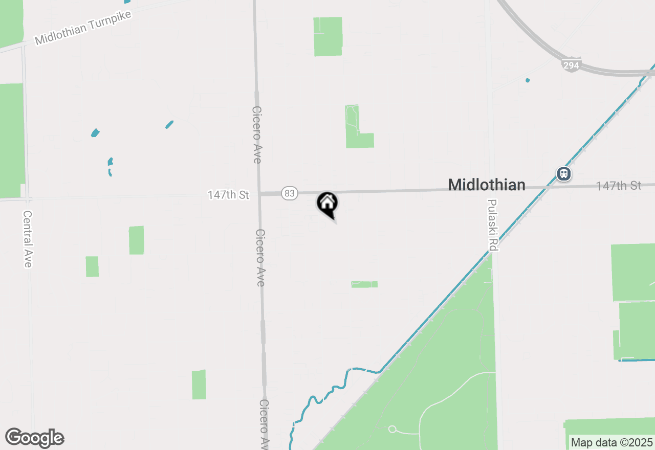 Map of 14815 Kenton Avenue #1, Midlothian, IL 60445