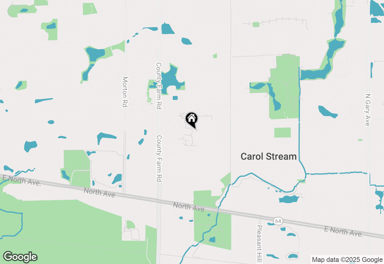 Map of 743 Biloxie Court, Carol Stream, IL 60188