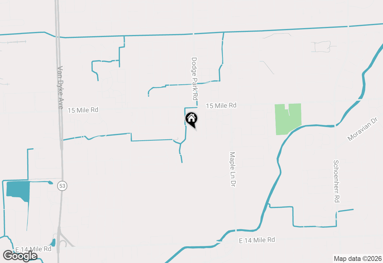 Map of 34665 Esper Drive, Sterling Heights, MI 48312