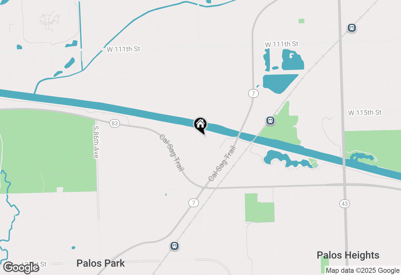 Map of 11537 Autobahn Drive E #101, Palos Park, IL 60464