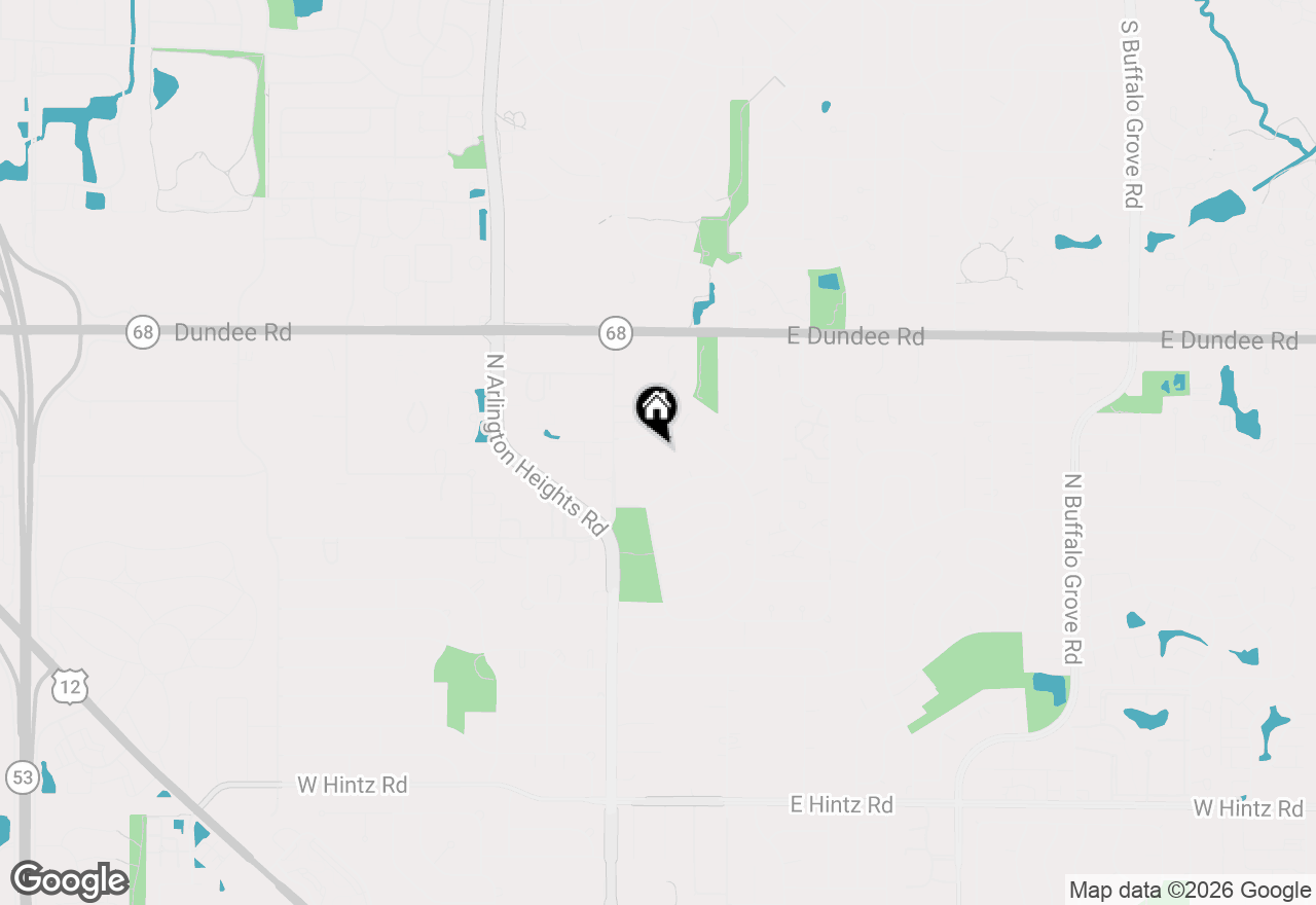 Map of 1133 Miller Lane #106, Buffalo Grove, IL 60089