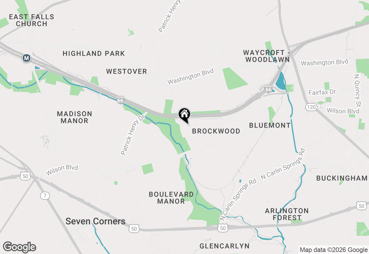 Map of 911 N Lexington Street, Arlington, VA 22205