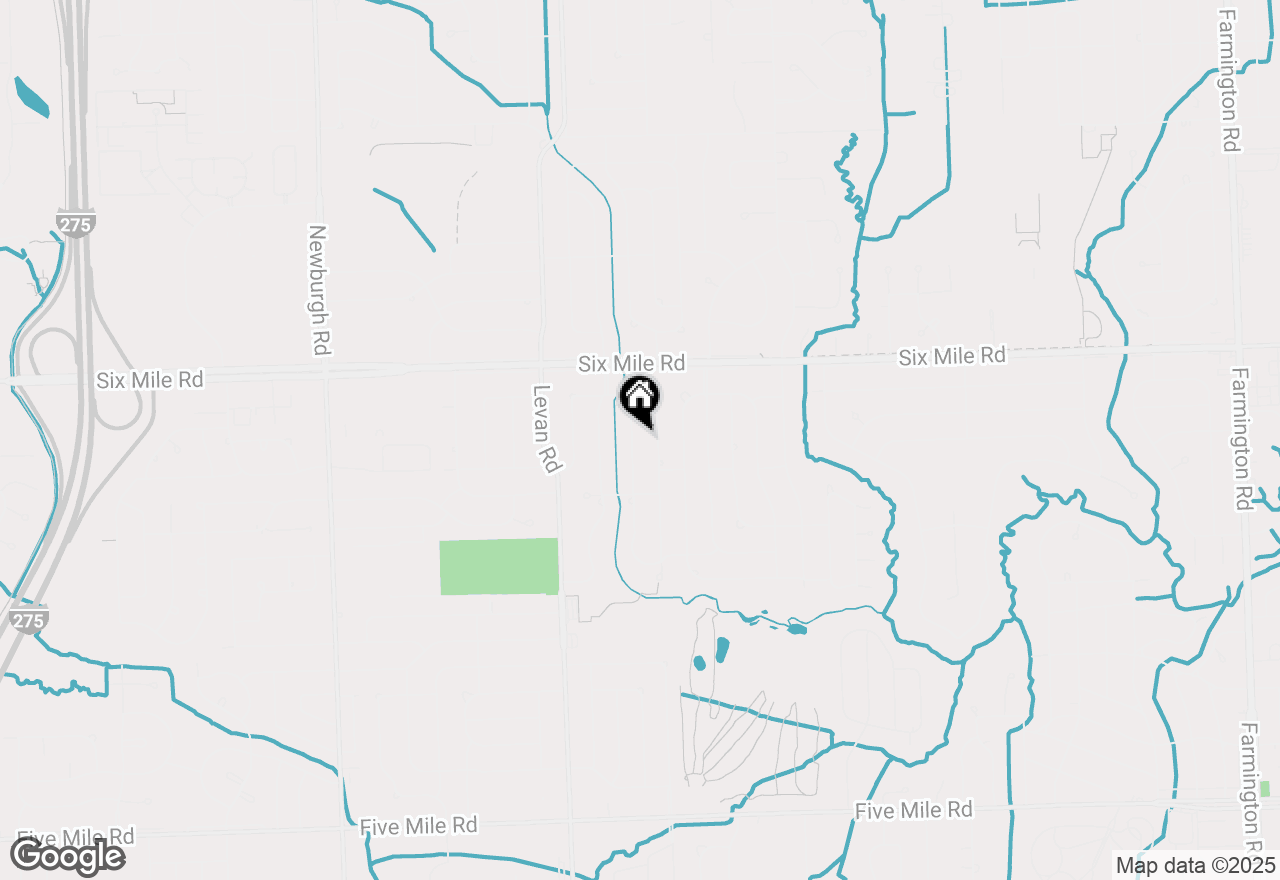 Map of 16790 Parklane Street, Livonia, MI 48154