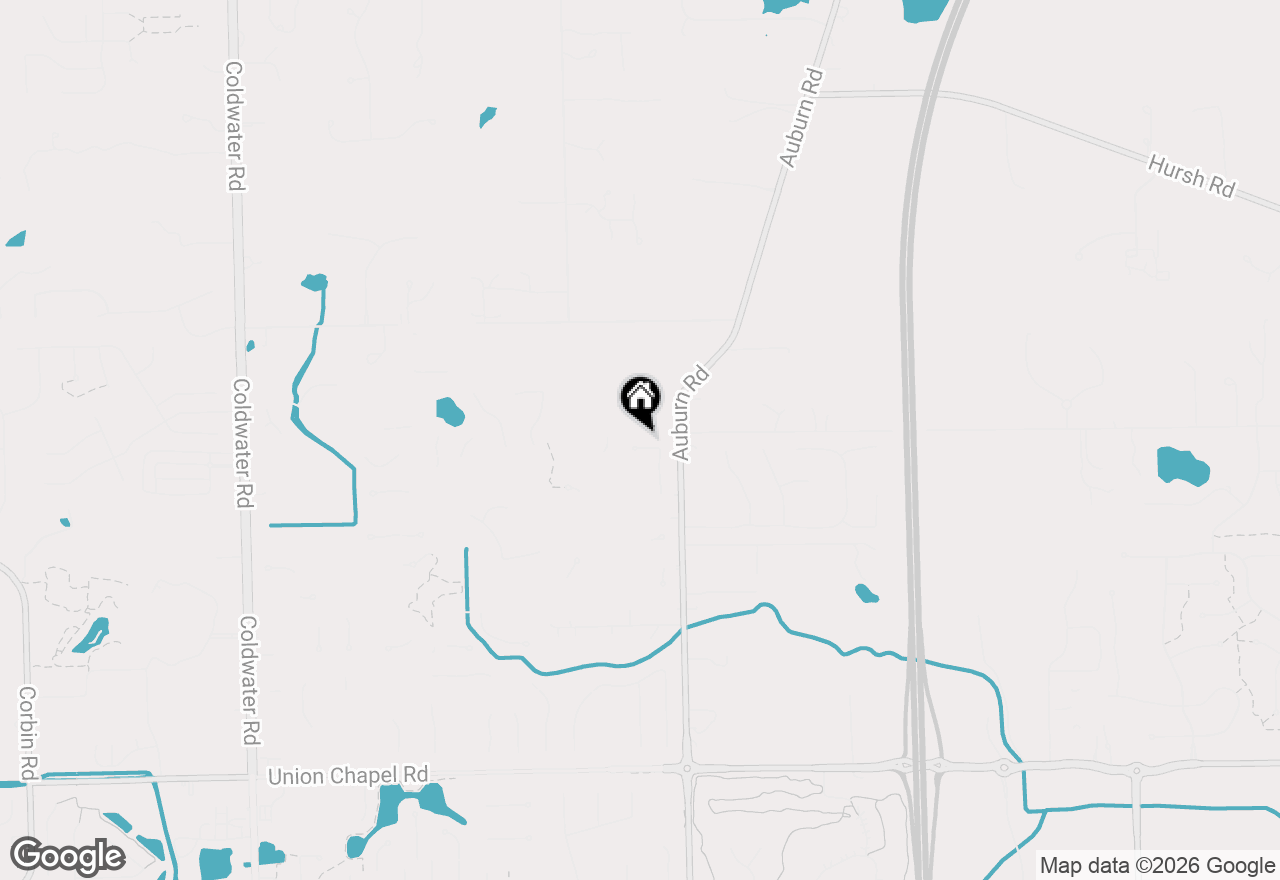 Map of 2017 Falcon Ridge Court, Fort Wayne, IN 46845